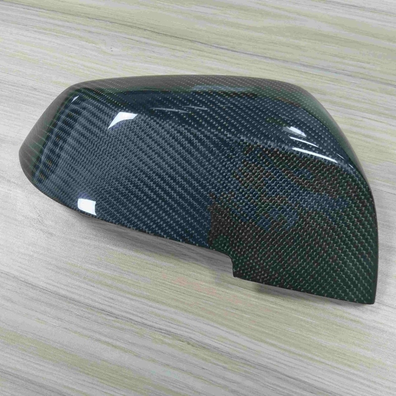 Préparation de surface pelée de Wing Mirror Covers Customized Thickness de fibre de carbone Nice