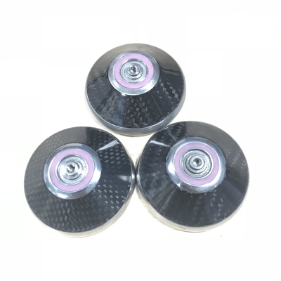Fibre moyenne de carbone de yo-yo pelant la couleur noire de sergé de fibre de carbone du kit 3K