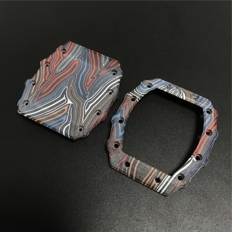 Les pièces de fibre de carbone de commande numérique par ordinateur d'encadrement de Smart Watch observent l'impression accessoire de SLA/SLS 3D